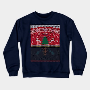 Stranger Things Christmas in the Upside Down Crewneck Sweatshirt